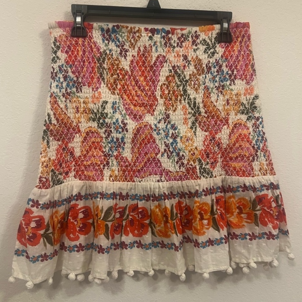 FARM RIO Floral Print Mini Skirt sz M NWOT - Picture 8 of 13